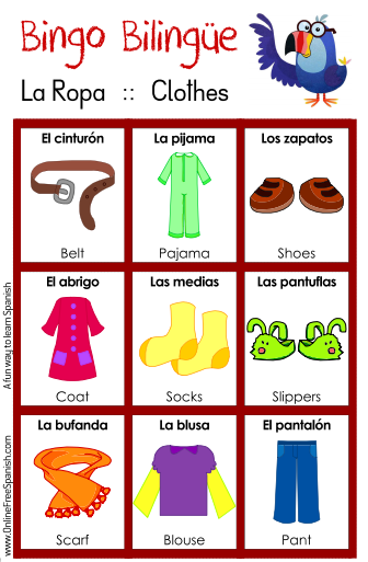 bingo bilingue