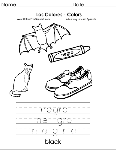 Mi libro de los colores para colorear  Spanish lessons for kids, Preschool  colors, Preschool spanish lessons