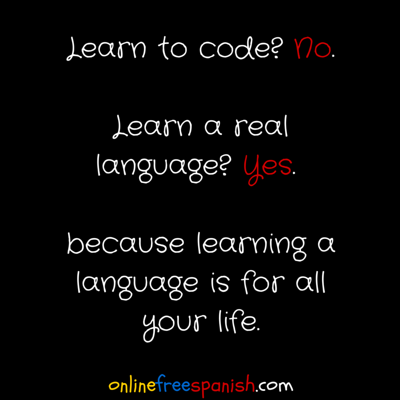 code vs. language